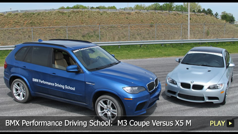 Racing at BMX Performance Driving School:  M3 Coupe Versus X5 M