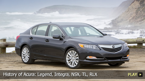 History of Acura: Legend, Integra, NSX, TL, RLX