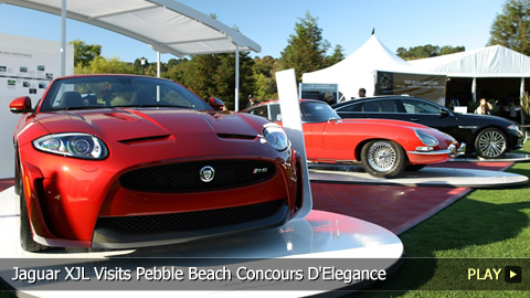 Jaguar XJL Visits Pebble Beach Concours D'Elegance Automotive Weekend