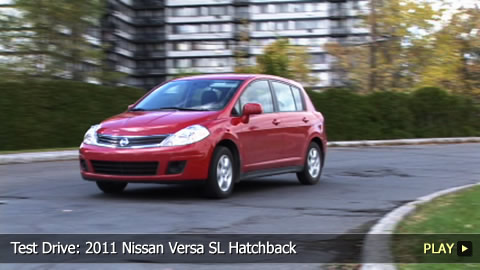 Nissan versa hatchback test drive #8