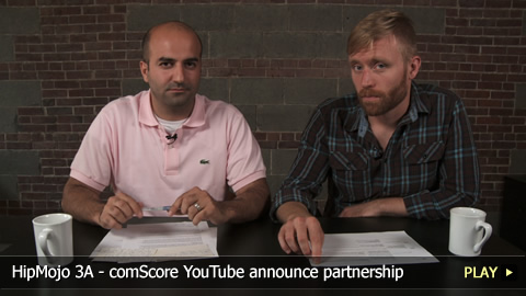 HipMojo 3A - comScore YouTube announce partnership