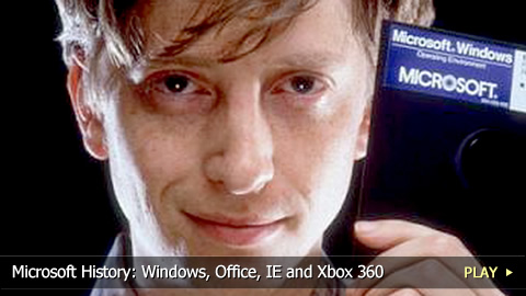 Microsoft History: Windows, Office, IE and Xbox 360