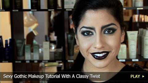Sexy Gothic Makeup Tutorial With A Classy Twist