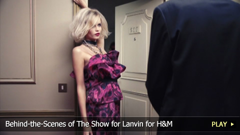 Behind-the-Scenes of The Lanvin Ad for H&M