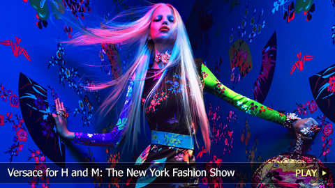Versace for H and M: The New York Fashion Show