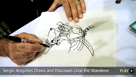 Sergio Aragones Draws and Discusses Groo the Wanderer