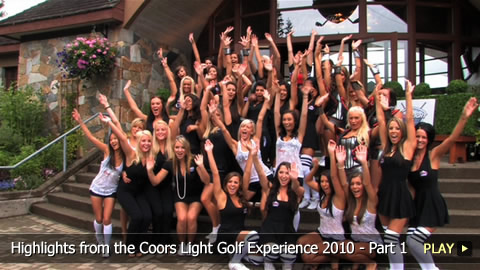 Highlights from the Coors Light Golf Experience 2010 - Part 1