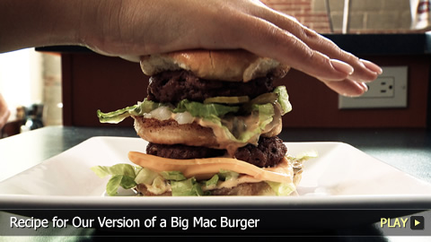 Recipe for Our Version of a Big Mac Burger