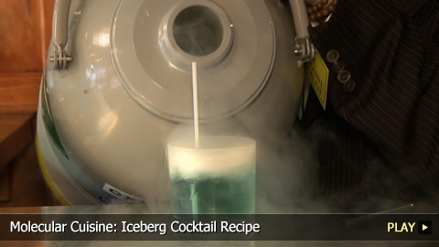 Molecular Cuisine: Iceberg Cocktail Recipe