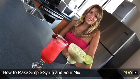 How To Make Simple Syrup and Sour Mix