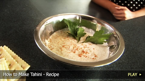 Sesame tahini recipes