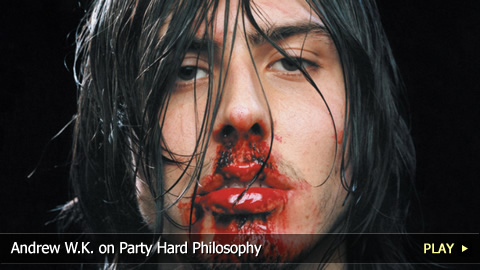 Andrew W.K. On Party Hard Philosophy