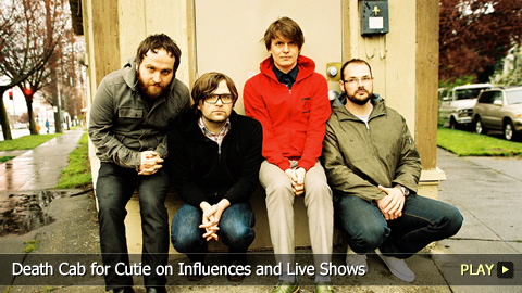 Death Cab for Cutie on Influences and Live Shows