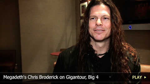 Megadeth's Chris Broderick on Gigantour, Big 4
