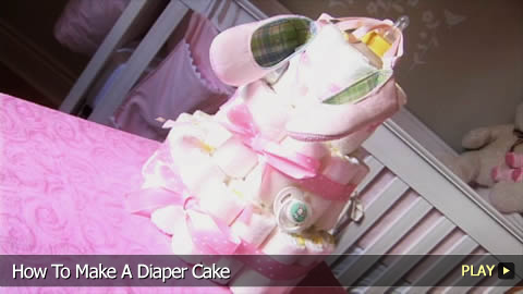 Step by Step Instructions to Make A Diaper Cake