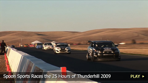 Spoon Sports Races the 25 Hours of Thunderhill 2009