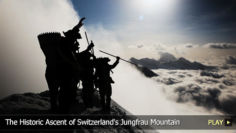 Mammut Anniversary Basecamp - The Historic Ascent of Switzerland's Jungfrau Mountain