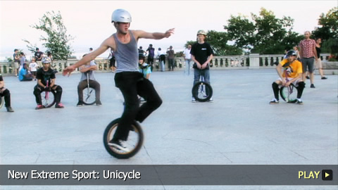 New Extreme Sport: Unicycle