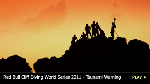 Red Bull Cliff Diving World Series 2011 - Tsunami Warning Disrupts the Rapa Nui Competition