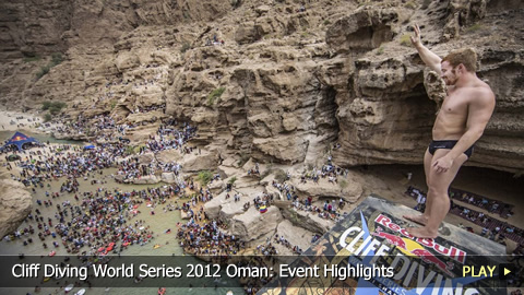 Cliff Diving World Series 2012 Oman: Event Highlights