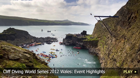 Cliff Diving World Series 2012 Wales: Event Highlights