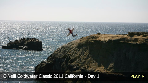Surfing Highlights From O'Neill Coldwater Classic 2011 in California - Day 1