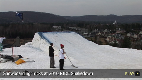 Snowboarding Tricks at 2010 RIDE Shakedown