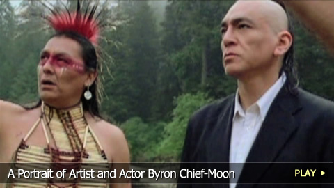 A Portrait of Artist and Actor Byron Chief-Moon