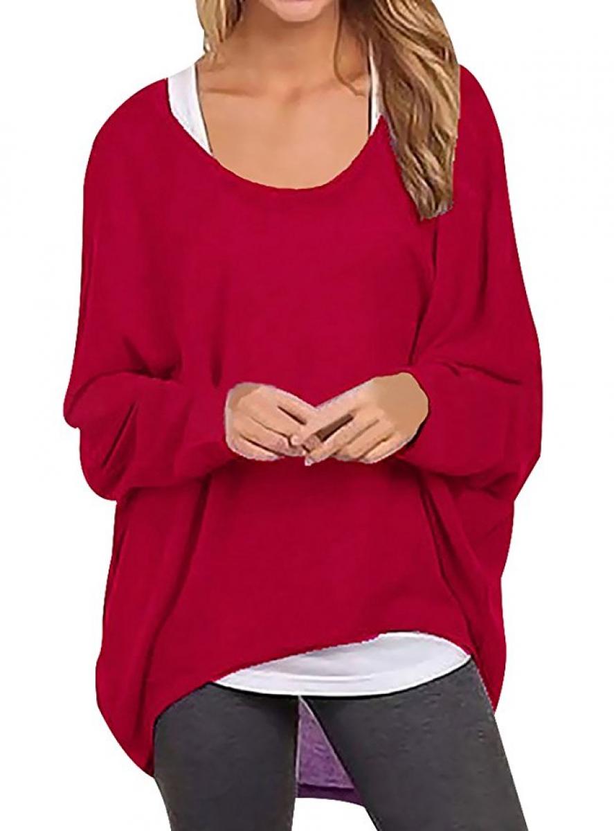 Oryer Woman's Red Pullover