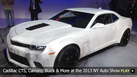GM's New Cadillac CTS, Camaro, Buick and More at the 2013 New York Auto Show