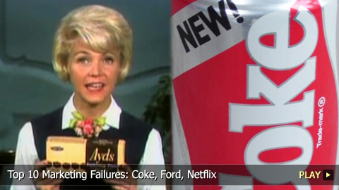 Top 10 Marketing Fails: Coke, Ford, Netflix
