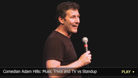Comedian Adam Hills: Music Trivia and TV vs Standup