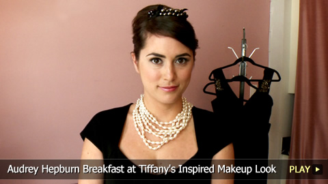 Audrey Hepburn Breakfast at Tiffany's Inspired Makeup Look