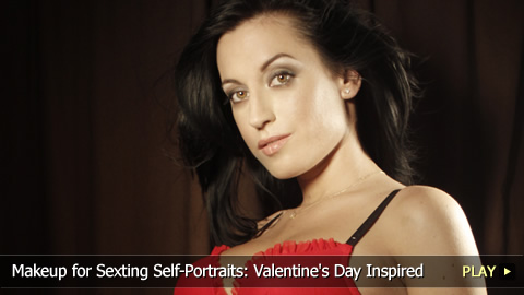 Makeup for Sexting Self-Portraits: Valentine's Day Inspired