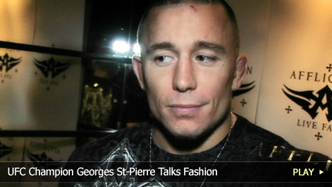 UFC Champion Georges St-Pierre Talks Fashion