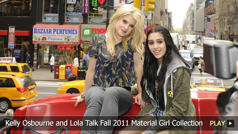 Kelly Osbourne and Lola Talk Fall 2011 Material Girl Collection