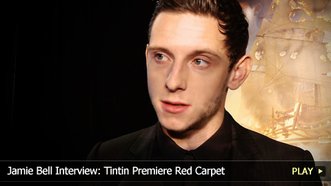 Jamie Bell Interview: Tintin Premiere Red Carpet