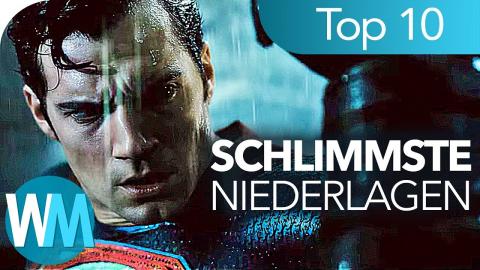TOP 10 der SCHLIMMSTEN Superhelden   NIEDERLAGEN!