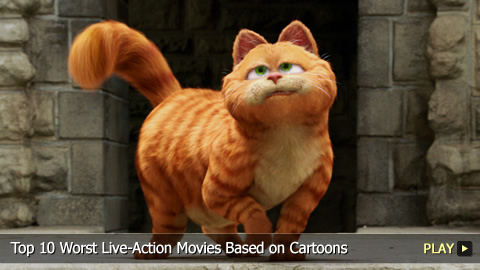 Top 10 Worst Live-Action Movies Based on Cartoons