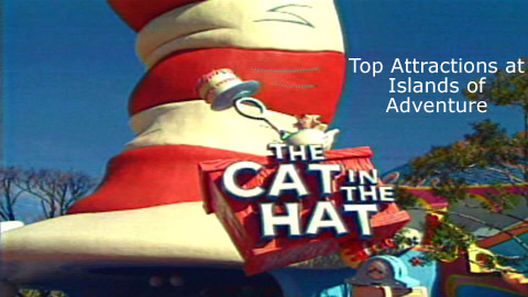 Top Attractions at Islands of Adventure