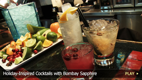 Holiday-Inspired Cocktails with Bombay Sapphire