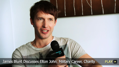 James Blunt Discusses Elton John, Military Career, Charity