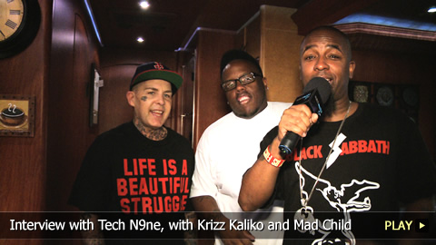 Interview with Tech N9ne, with Krizz Kaliko and Mad Child from Swollen Members