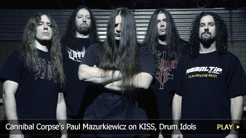 Cannibal Corpse's Paul Mazurkiewicz on KISS, Drum Idols