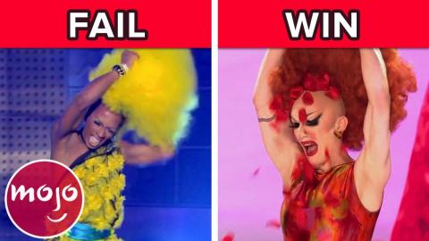 Top 10 RuPaul's Drag Race Wig Reveal Wins & FAILS