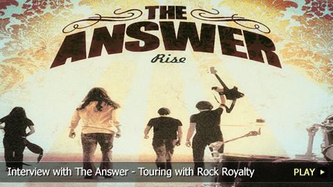 Interview With The Answer - Touring with Rock Royalty