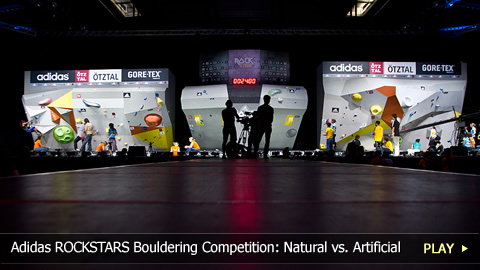 adidas ROCKSTARS Bouldering Competition: Natural vs. Artificial