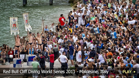 Red Bull Cliff Diving World Series 2011 - Heading to Malcesine, Italy
