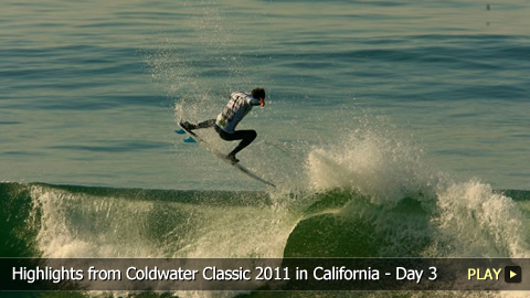 Surfing Highlights From O'Neill Coldwater Classic 2011 in California - Day 3