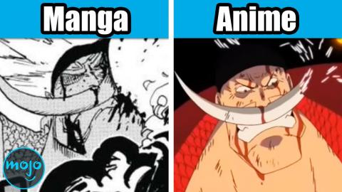 Luffy vs. Katakuri  Manga vs anime, One piece images, One piece anime